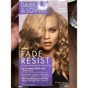 Dark & Lovely Fade Resist Hair Color Dye # 378 HONEY BLONDE~ NEW!